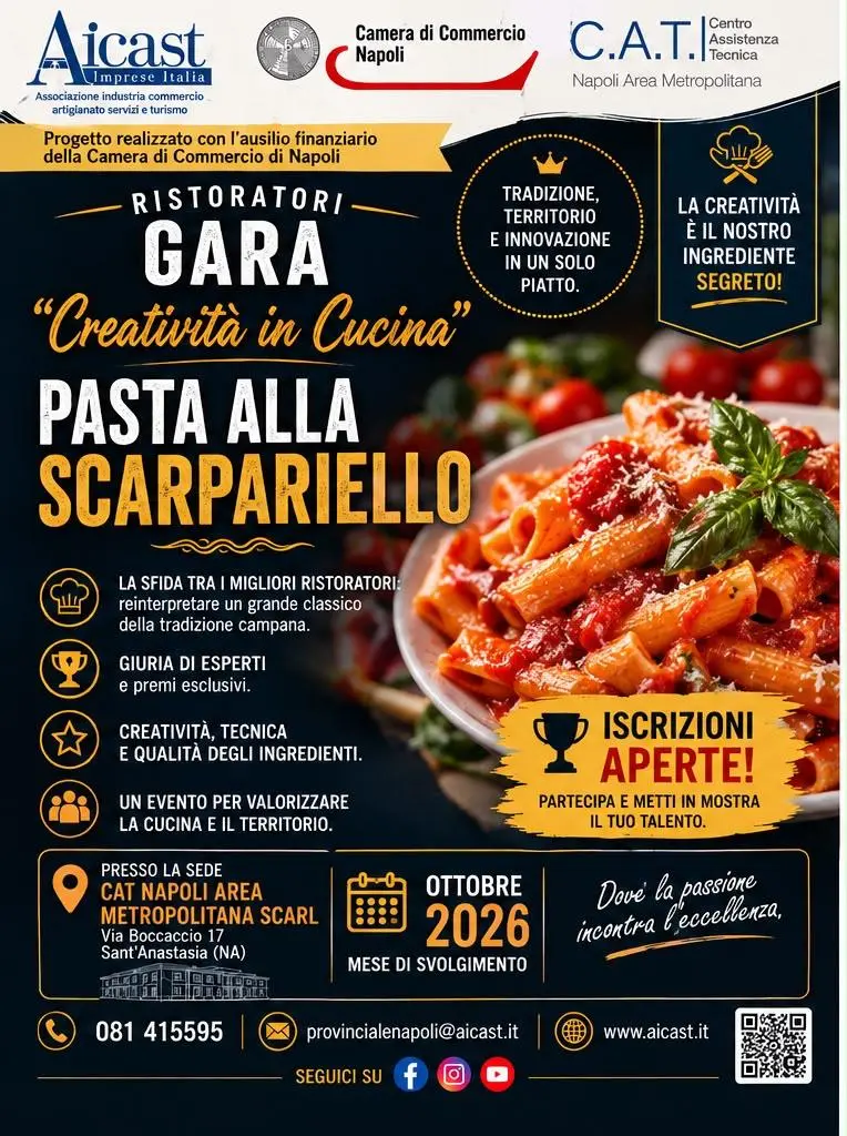 Creatività in Cucina – pasta alla scarpariello – locandina