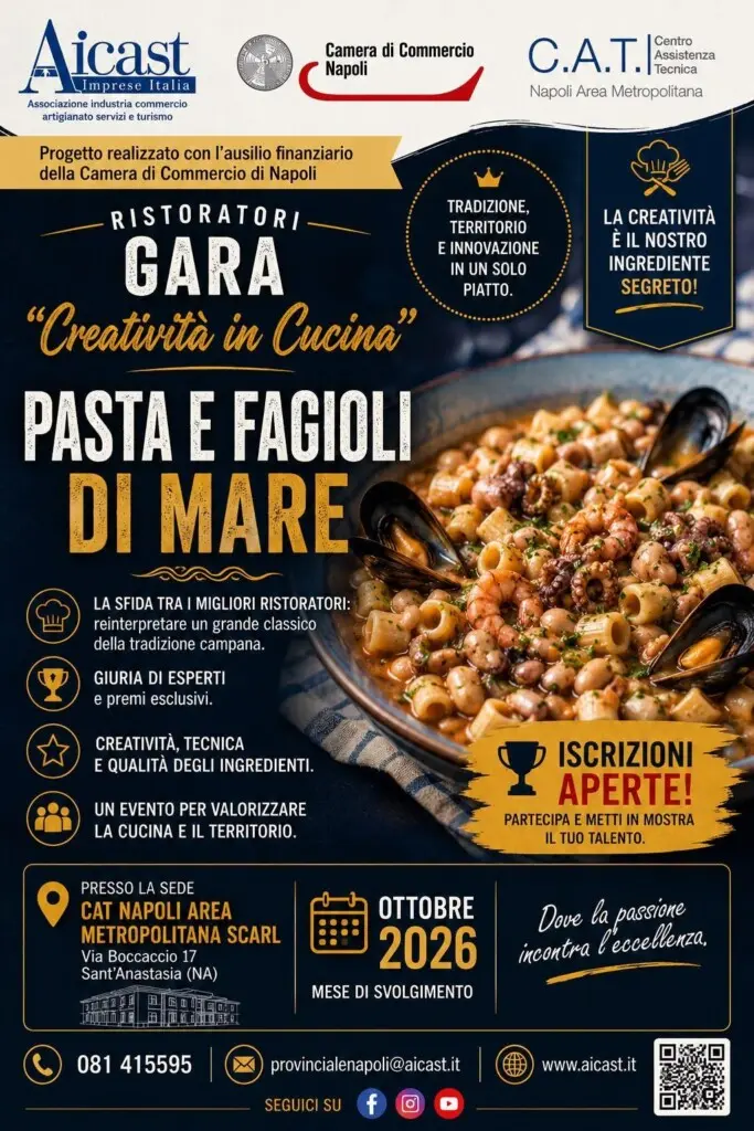 Creatività in Cucina – pasta e fagioli di mare – locandina